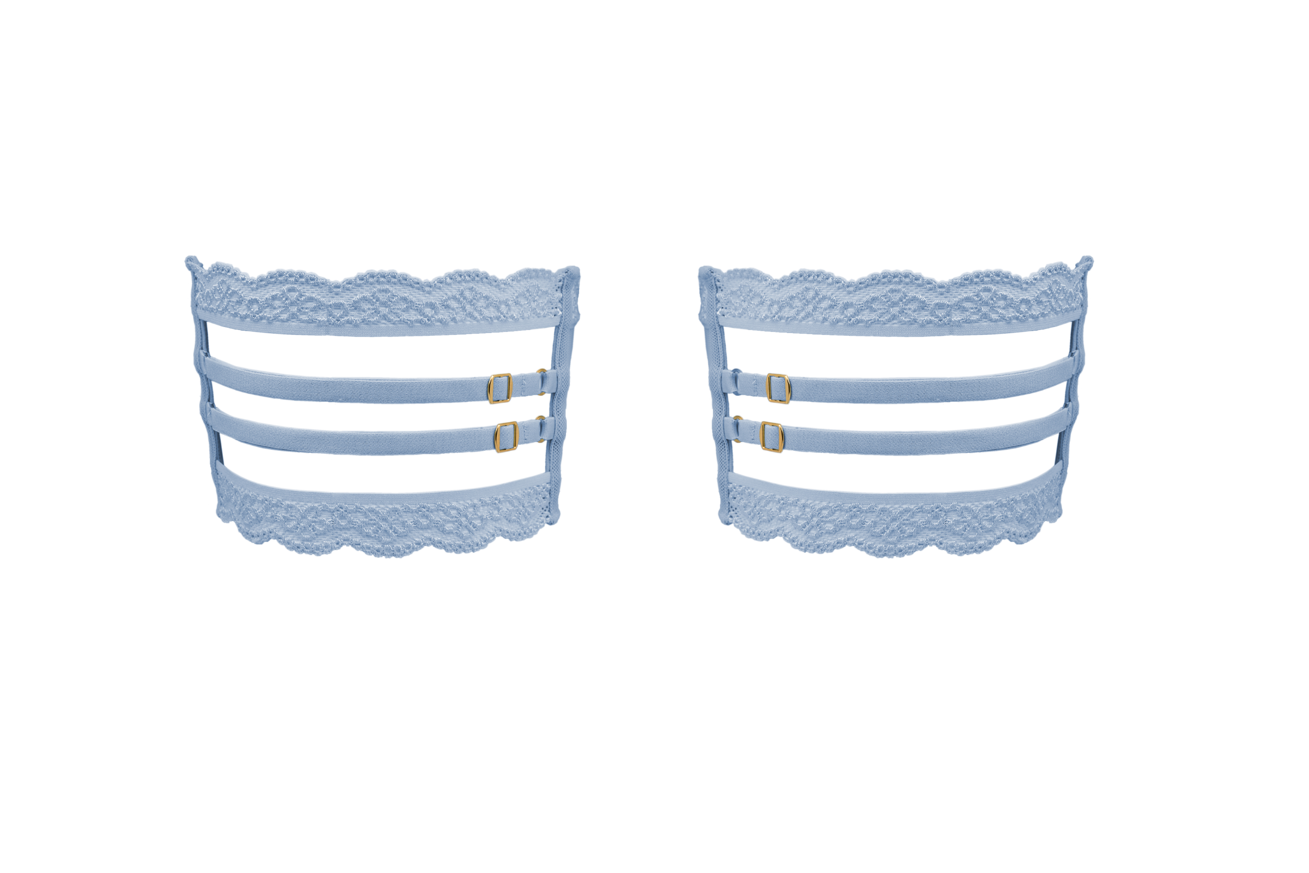 Crystal Garters (Blue)